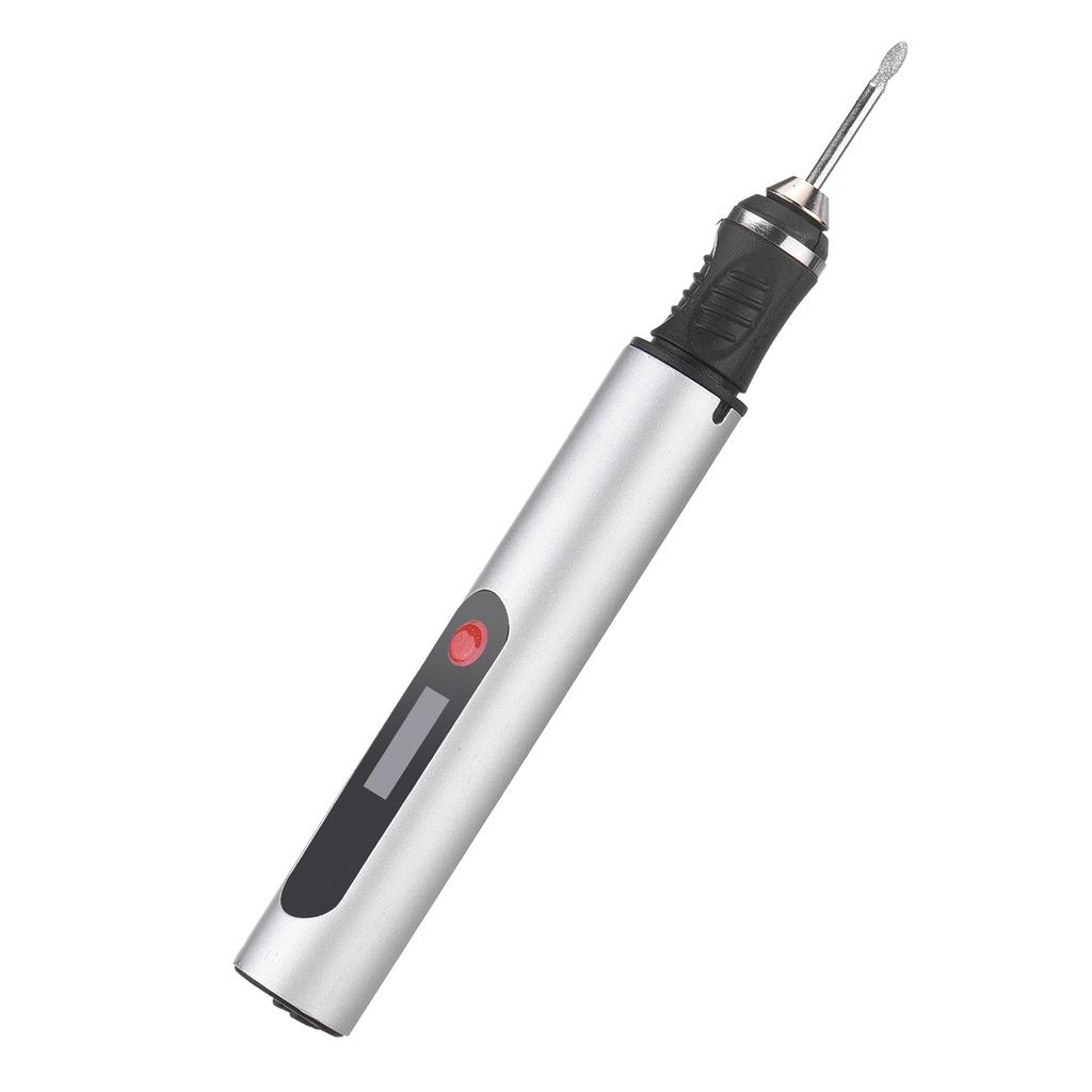 Electric Polishing Machine Kit 10W Electric Grinder Cordless Rotary Tool Kit 36pcs Accessories LCD Display w/3 Speeds for Craft