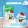 Non-Toxic Animal Party Building Blocks Assembled Toys Tiger Giraffe Elephant Tiny Particles Animal Desktop Ornaments Educational Gifts