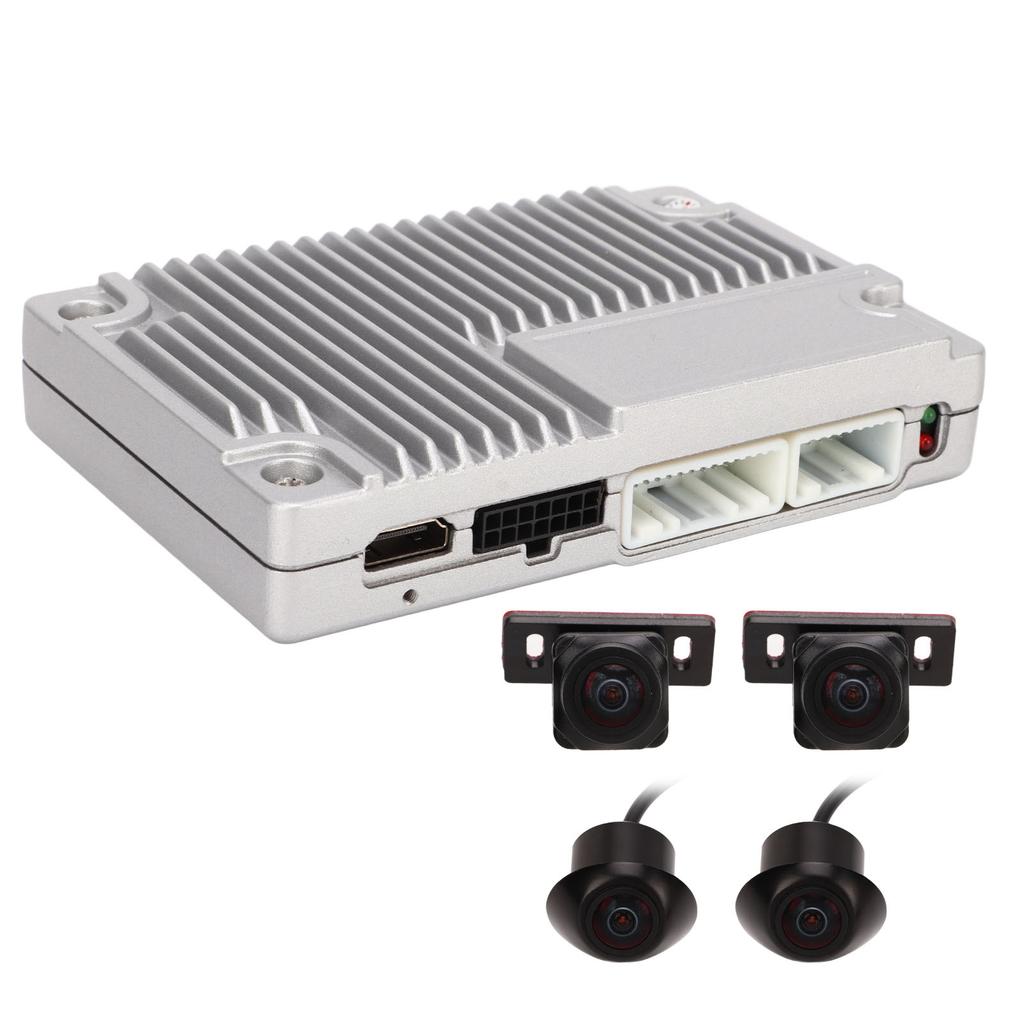 360 Degrees  Surround View System 1080P Parking Monitoring 170 Degrees  Wide Angle 4 Way Camera 3D DVR for Autos