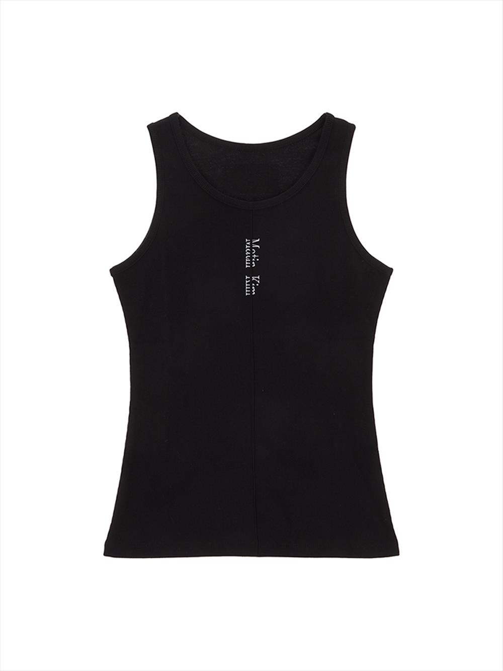 [Matinkim] Pintuck Sleeveless Top in Black FREE