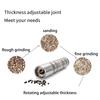 Multi-layer Salt And Pepper Grinder 5 In 1 Manual Stainless Steel Salt Pepper Mills Adjustable Grinding Spice Mill Kitchen Tool