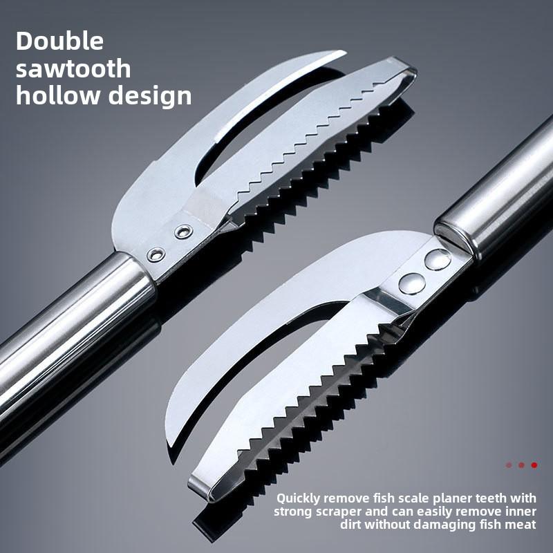Nůž na rybí chřtán z nerezové oceli, multifunkční nůž na rybí břicho, nástroj na odstraňování ryb, kuchyňský přístroj