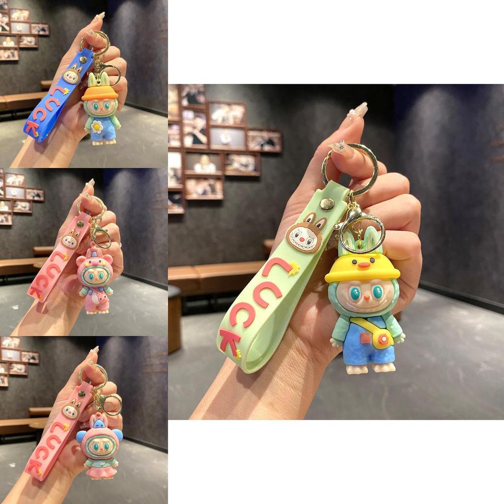 Cute Cartoon Labubu Pendant Keychain For Gift Gifting And Party Decor