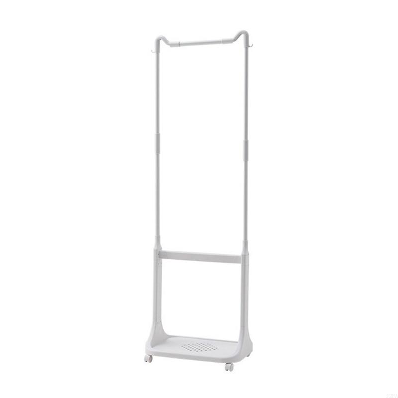 

Space Saving Designs Mobile Laundry Basket with Clothes Rack and Shoe Shelf Home Accessory for Bedrooms and Bathrooms