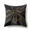 Nordic Style Ins Marble Polyester Pillowcase Car Decoration Home Printed Waist Cushion Pillowcase