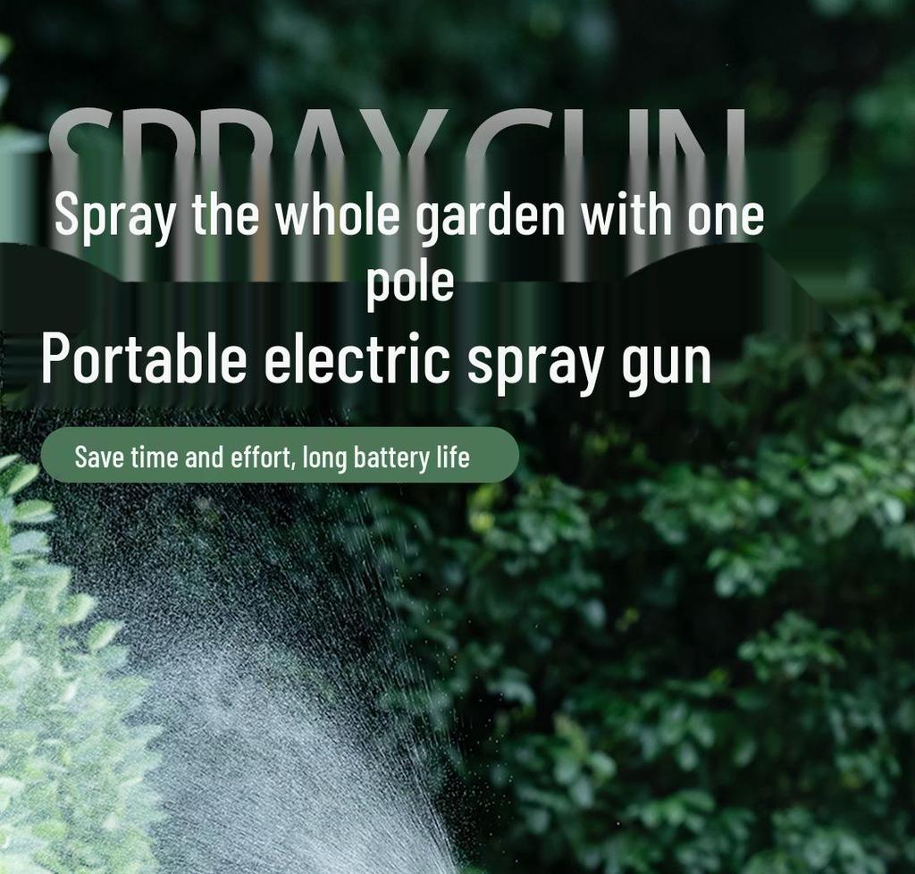 Dual-Nozzle Electric Garden Sprayer for Watering, Disinfection & Gardening