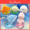 Ocean Animal Plush Keychain With Seals Turtles Seahorses For Kids And Fans Gift