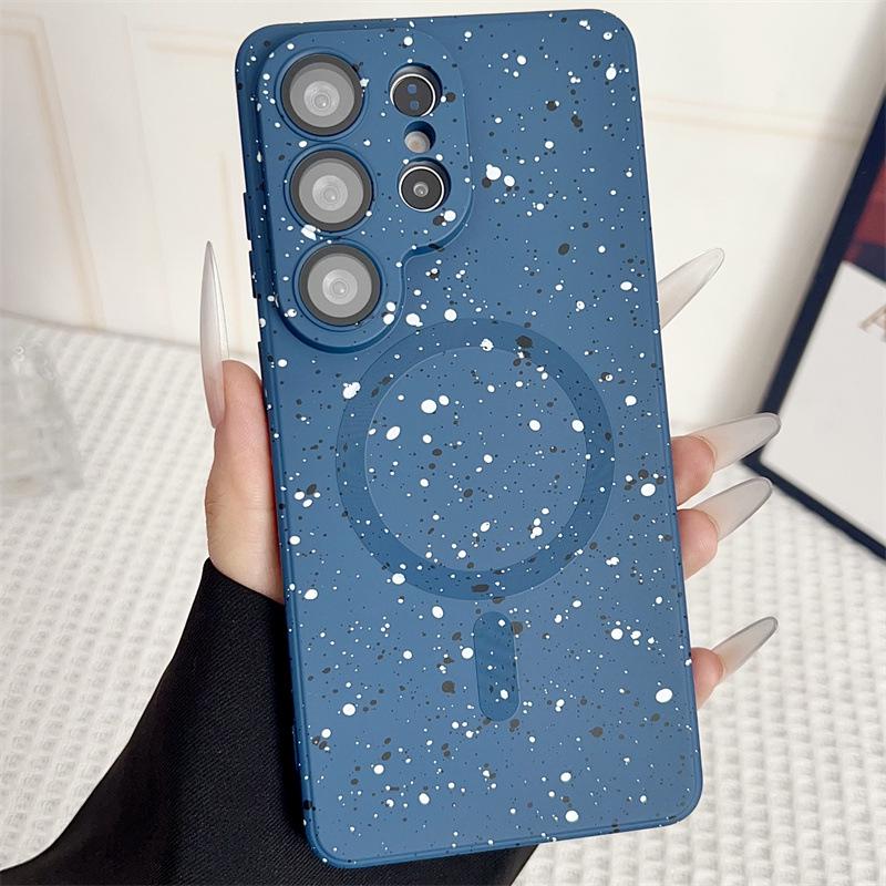 Compatible Samsung S26 Ultra Magnetic Phone Case for S25 & S24, Z Flip7, A17, A16 Silicone Cross-Border Design.