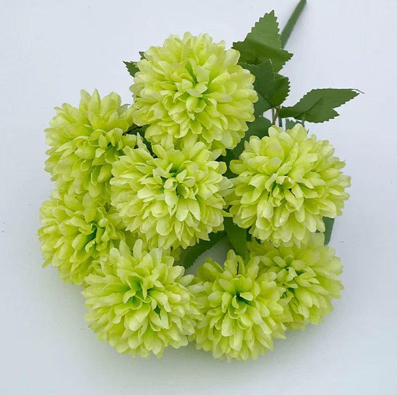 42cm Simulated Hydrangea Camellia Artificial Green Plant Bouquet Bridal Bouquet DIY Home Wedding Table Center Decoration