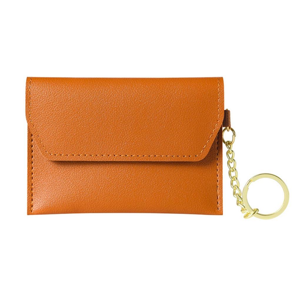 Ultracienki Portfel na Karty, Damski Mały Mini Breloczek, Zintegrowana Saszetka na Monety, Prosty Pokrowiec na Kartę ID, Wielofunkcyjny Wizytownik.