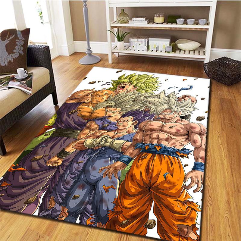 Dragon Ball Z Carpet Rug For Living Room Bedroom Home Sofa Decoration,kids Play Nonslip Floor Mat