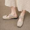 Fashion Summer Women's High Heel Mules Woman Slippers Elastic Band Cross Strap Slip-on Sandals Slides Shoes Loafers Slingbacks Pumps