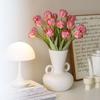 Silk Artificial Tulip Bouquet DIY Flower Floral Arrangement Fake Flower Realistic Artificial Flowers Bridesmaids Accessories