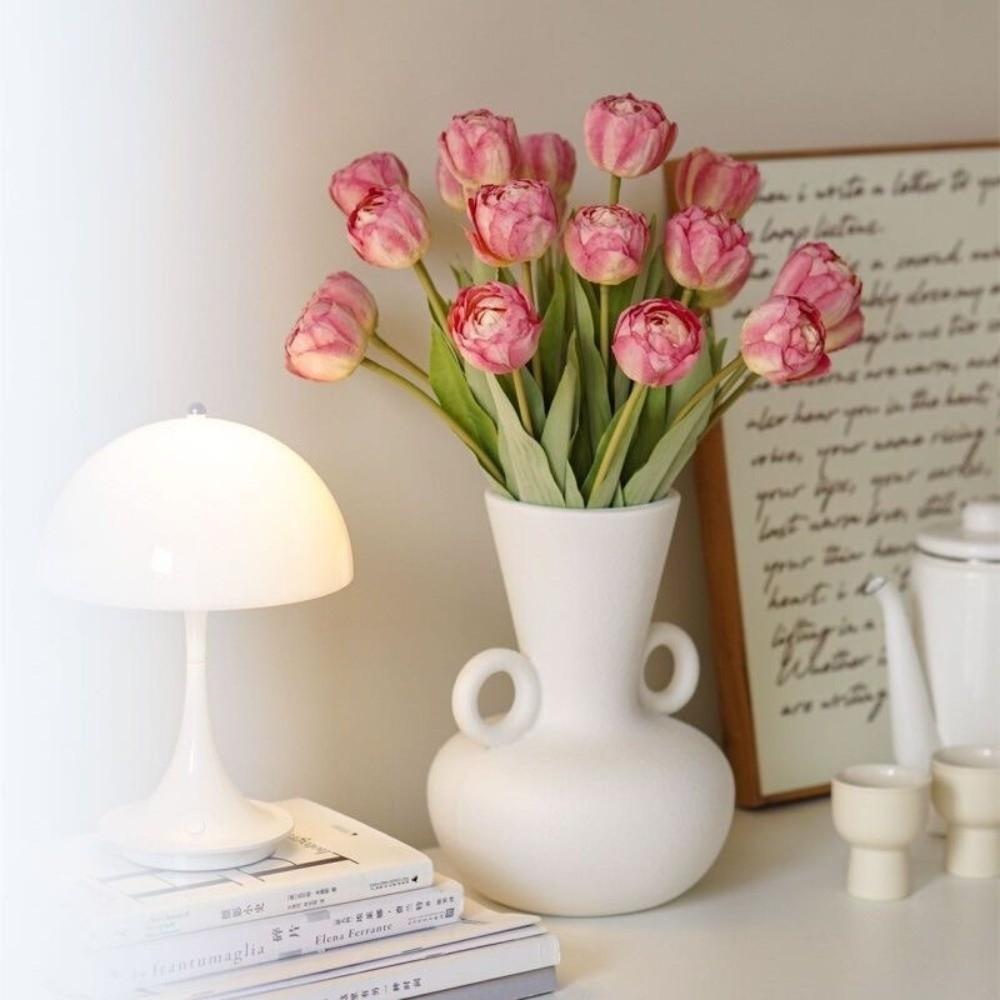 Silk Artificial Tulip Bouquet DIY Flower Floral Arrangement Fake Flower Realistic Artificial Flowers Bridesmaids Accessories
