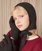 WAIKEI Hairy Ribbon Balaclava Black