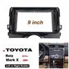 For Toyota Reiz Mark X 2011+ 9 Inch Car Fascia Frame Decorative Panel Mounting Auto Interior Accessories