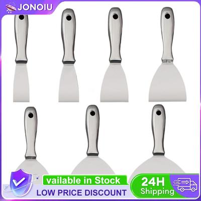 One-Piece Stainless Steel Putty Knife Putty Scraper Painters Knife Spatula Scraper for Floor Wall Ceramic Tile Grout