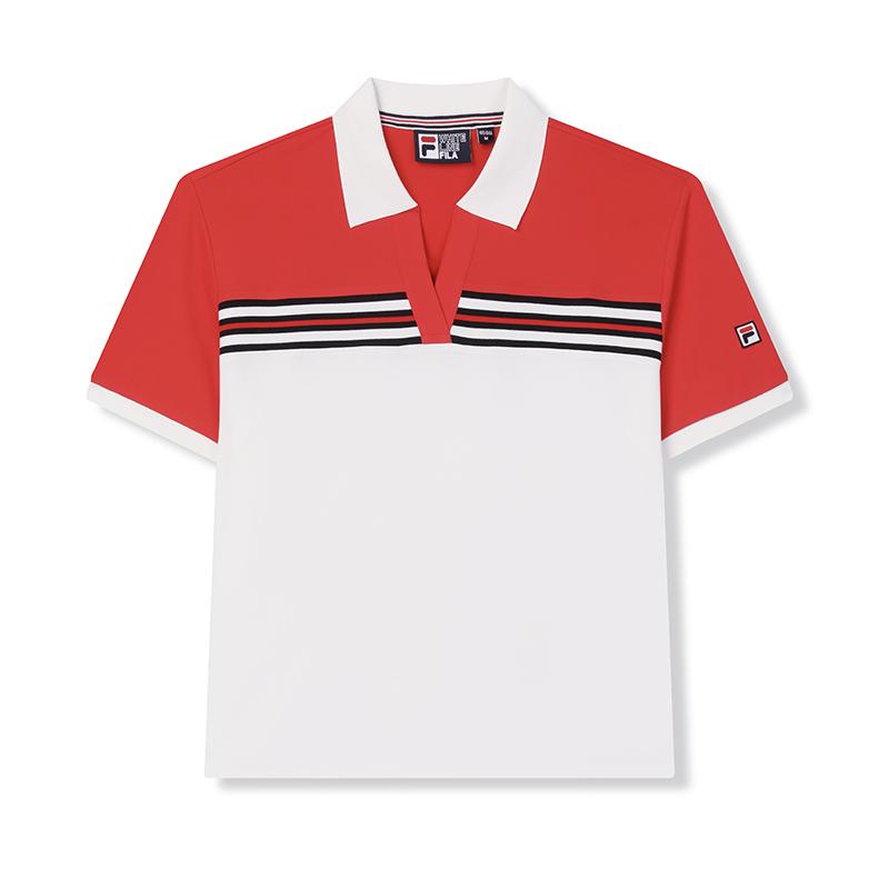 

Новые женские поло FILA Легендарный красный F11W437104FRD 160/80A/S