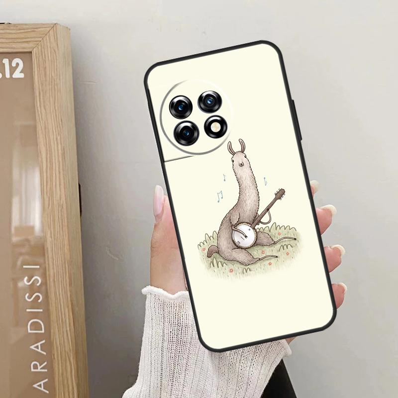 Cute Alpaca Donkey Case For OnePlus Nord 5 CE 2 3 4 Lite N20 N30 OnePlus 15 R 13R 12R 10R 13T 10T 11 12 13 Cover