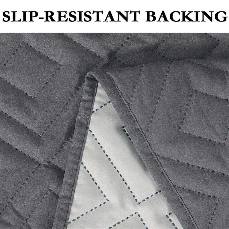 Sofa Cover Waterproof Anti -Slip Pet Dog Kids Sofas Mat Covers For Living Room Solid Color Armchair Couch Slipcovers