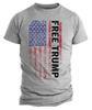 Free Trump 2024 Trump Supporter T-Shirt Mens Womens Tees Top Trump Arrest Political T-Shirt Mens Womens Tees Top