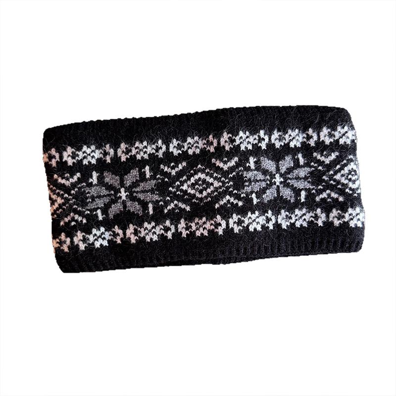 1 Stück Accessoire Farbblock-Stirnband Stilvoll Block Warm Strick Breiter Rand Haar Gestreift Gestrickt