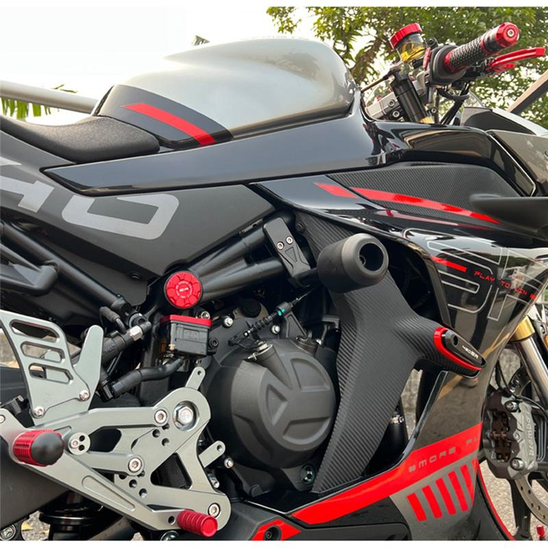 For CFMOTO 450SR 2022-2024 Motorcycle Engine Protection Cover Frame Sliders Crash Pad Falling Protector Accessories