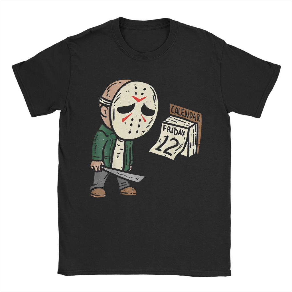 Jason Voorhees Friday 13th  T Shirt friday 13th Pure Cotton Clothing Funny Short Sleeve Round Neck Tees 4XL 5XL 6XL T-Shirt