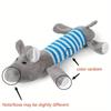 Squeaky Dog Toys for Small Dogs Pig Elephant Design Durable Chew Toys Interactive Pet Supplies for Aggressive Chewers
