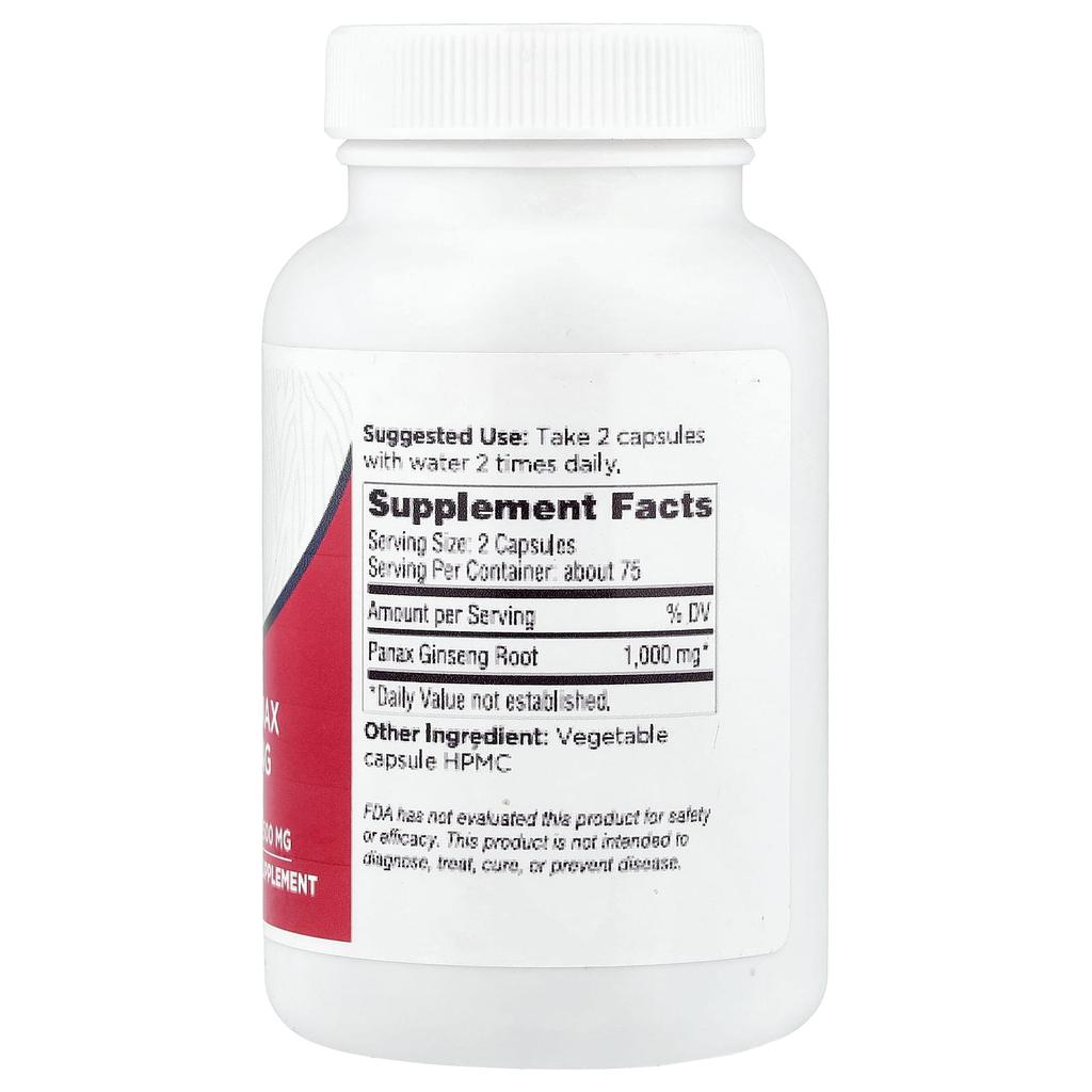 Dairyland Ginseng, Red Ginseng, 500mg, 150 Capsules