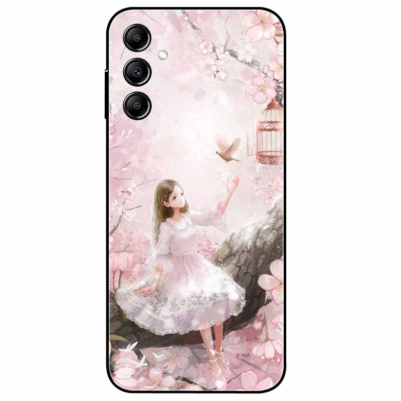 Silicone Phone Case For Samsung Galaxy A54 5G A34 A14 A24 Cover TPU Protective Soft Cat Para Funda for SAMSUNG A54 A 54 Fashion