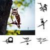 Creative Tree Metal Bird Art Branch Sign Rustic Hang Ld Home Garden Yard Decor