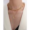 Handcrafted Vintage Octopus/Jellyfish Necklace Adjustable Length Clavicle Chain Accessory for Daily Wear
