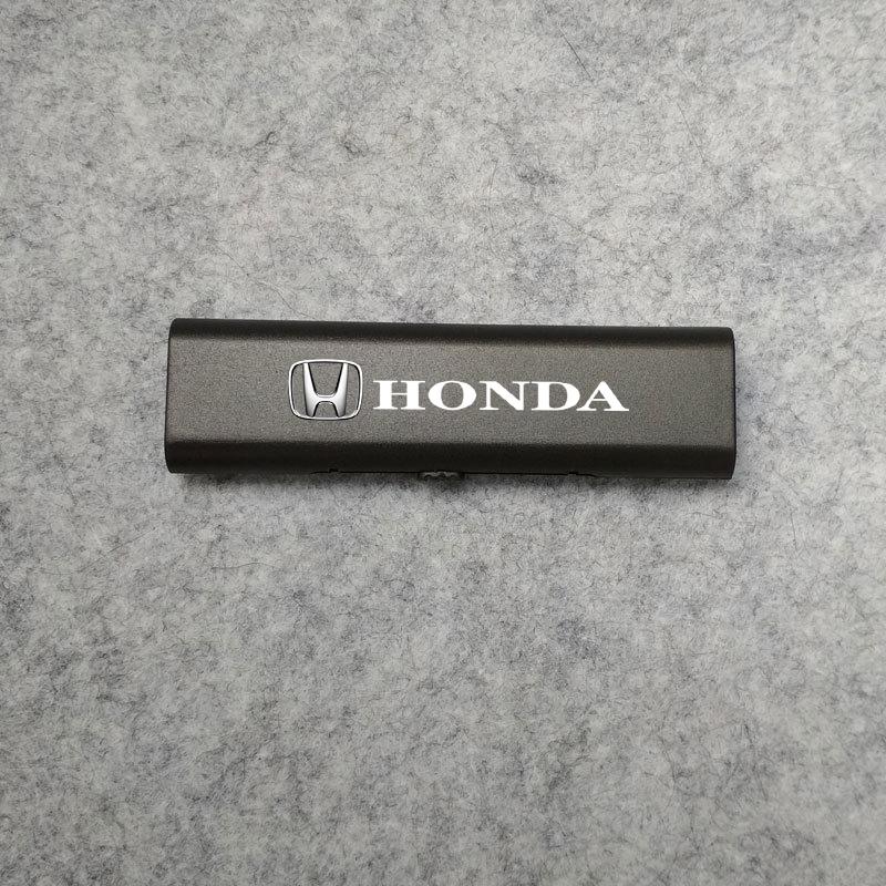 Car Badge Dual Head Soft Bristle Brush Auto Dust Removal Tools For Honda Civic Accord Crosstour Spirior Odyssey Avancier UR-V JP8