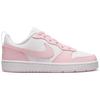 Nike Court Borough Low 2 SE GS White Pink Foam Kids Sneakers DQ0492-100