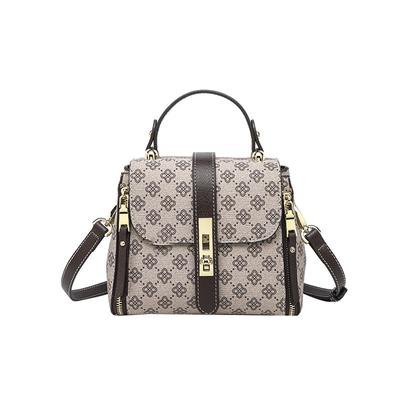 Baobao Women's 2023 New Bucket Bag Fashion Versatile One Shoulder Crossbody Bag Printed Small Bag