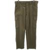 Austrian Army 80s Military Cargo Pants Khaki Button Fly Men's Used
