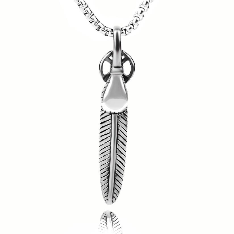 2026 Men's Punk Cross Pendant Necklace - European & American Titanium Stainless Steel