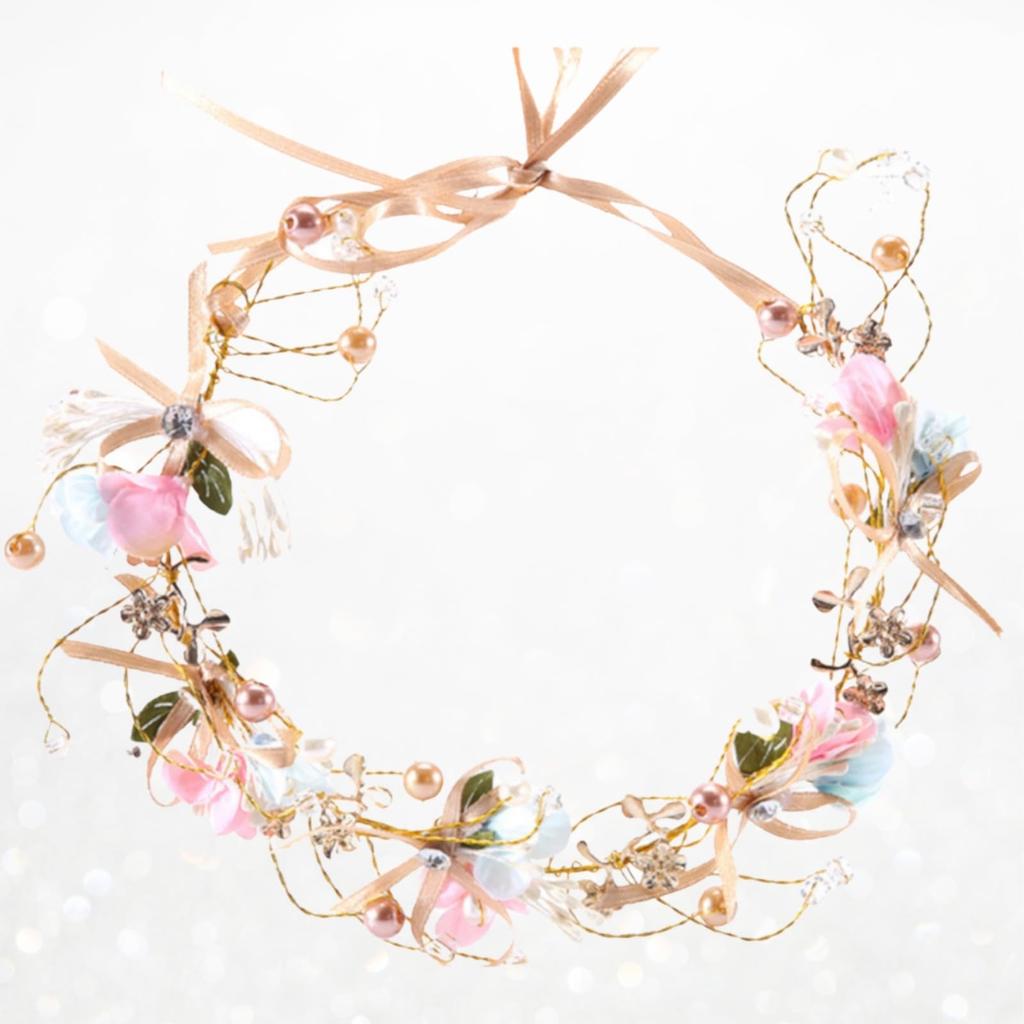 [MajuMaju] Hair Accessory, Piano Recital Headpiece, Handmade, Arranged Hair Ornament for Girls and Children (B) (PMA31)