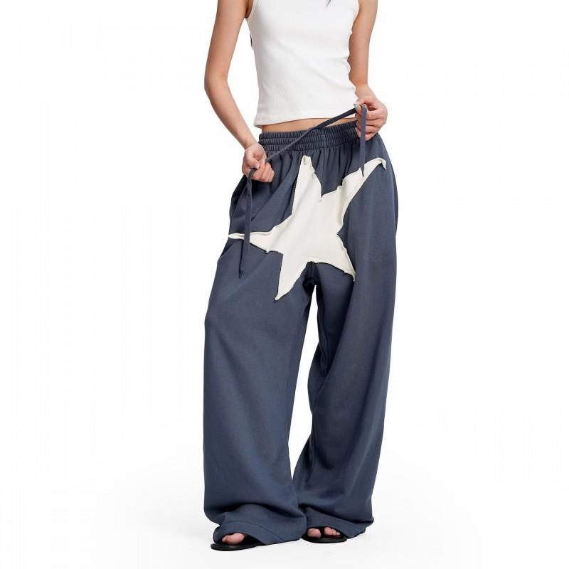 Mens Tall Extra Long Cotton Sweatpants Straight Leg Casual Sports Pants