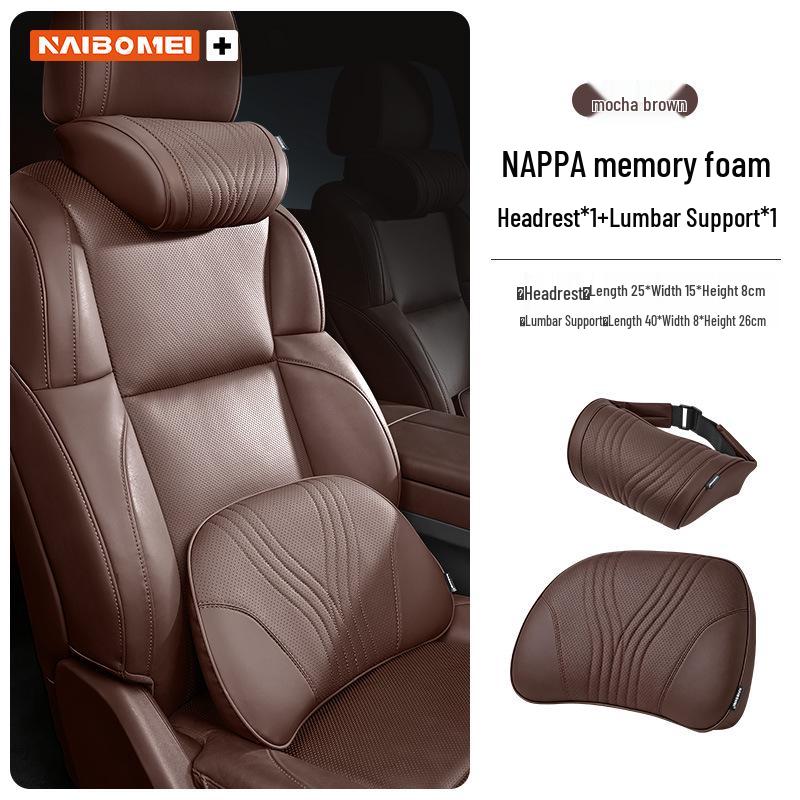 Zeekr 001/X/009 Car Headrest & Neck Pillow with Lumbar Support for Front and Rear Seats