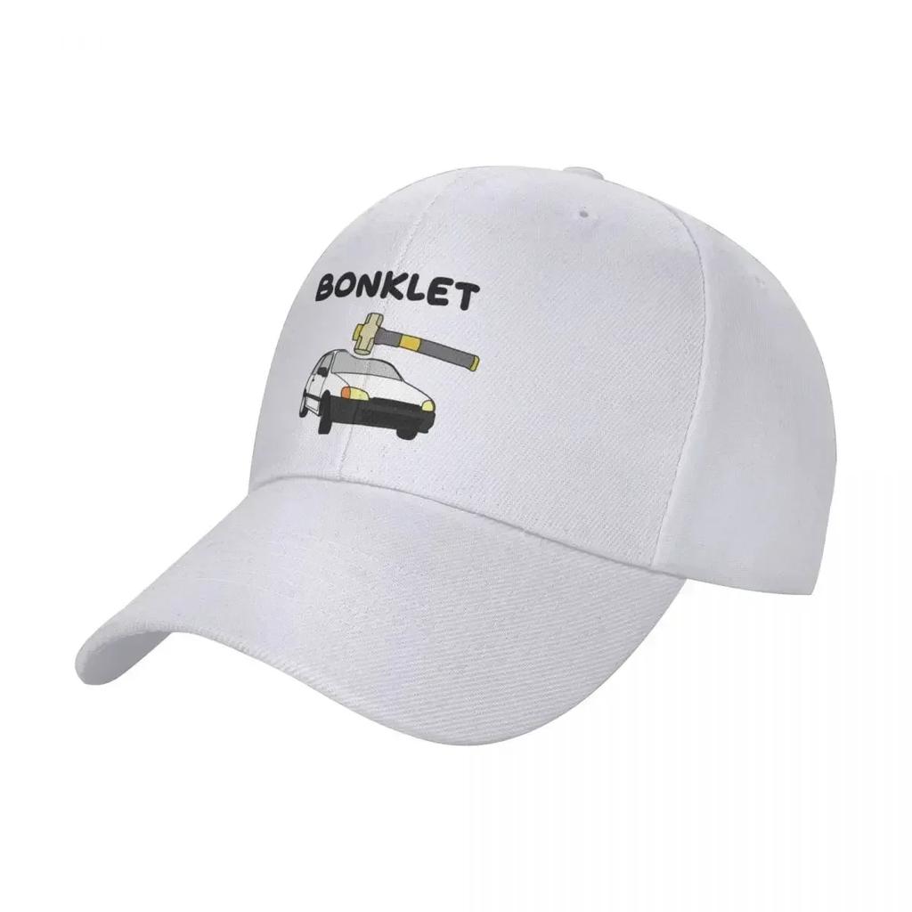 BONKLET ep91 white Baseball Cap hard hat Golf sun hat Men's Luxury Women's