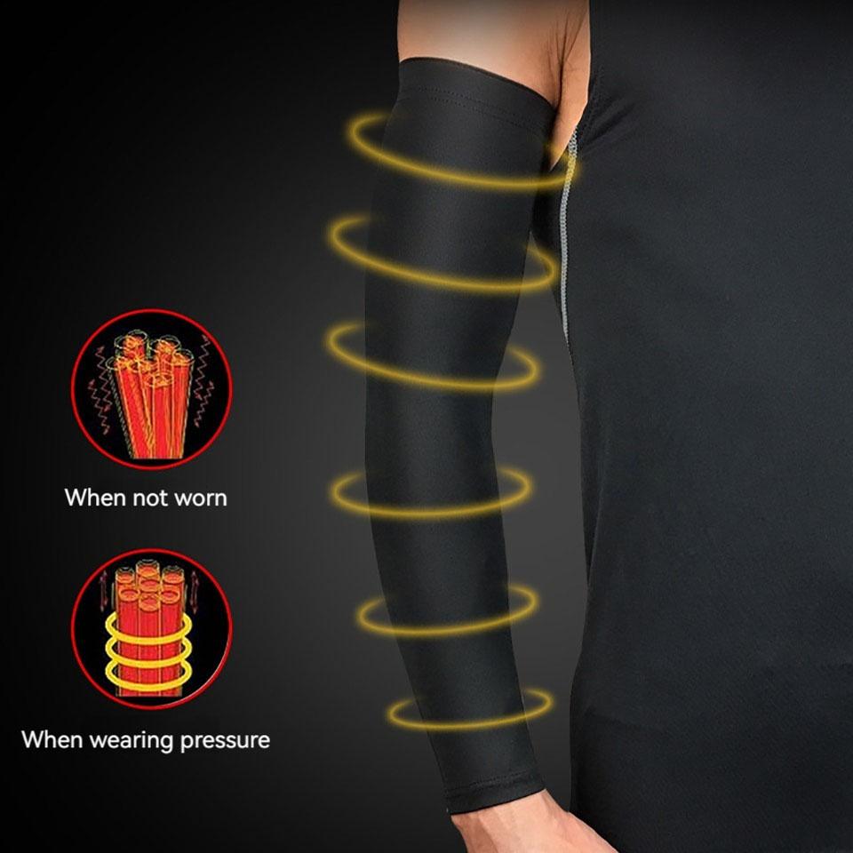 1Pcs Sports Arm Compression Sleeve UV Protection Running Cycling Basketball Sleeves Summer Arm Cover