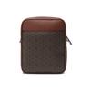 Bally Monogram Zip Closure TPU Crossbody Shoulder Bag Men Bags Brown 6301801