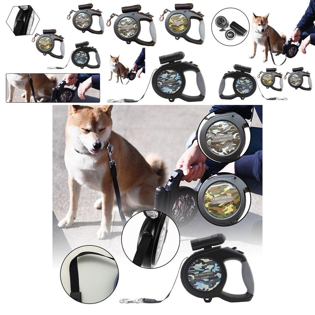 Sleek 8m Automatic Telescopic Retractable Pet Walking Lead With Ergonomic Grip