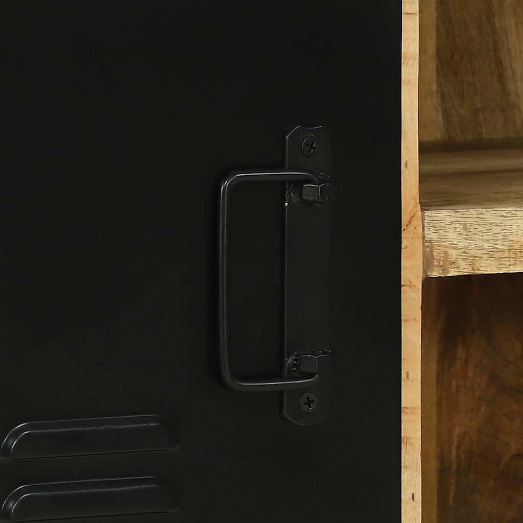 Bench Cabinet Brown 100 X 35 X 50 Cm Solid Mango Wood