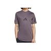 Adidas Sports Casual Round Neck Short Sleeve T-Shirt Men Tops Purple JC7924