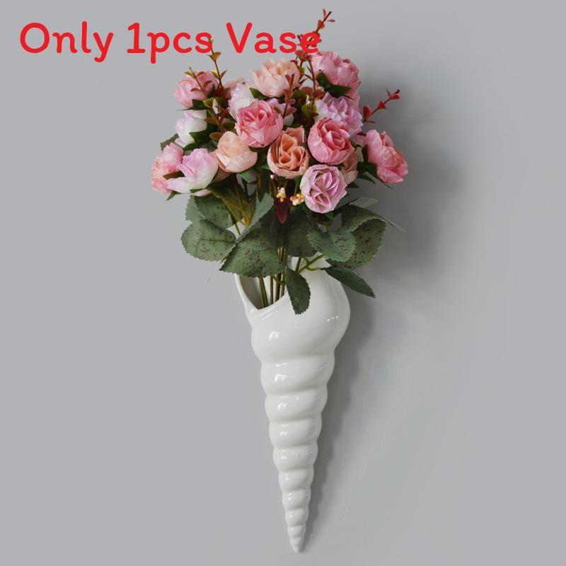 Shell Contemporary Wall Vase For Home Decor To Enhance Interiors Minimalist