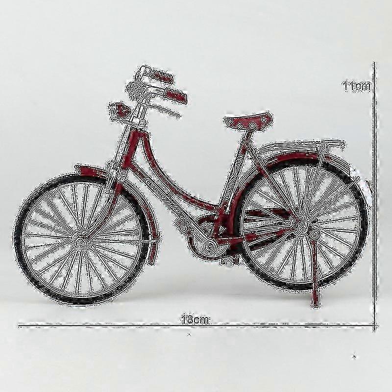 1:10 Legierung Klassisches Retro Fahrradmodell Ornament 25-26