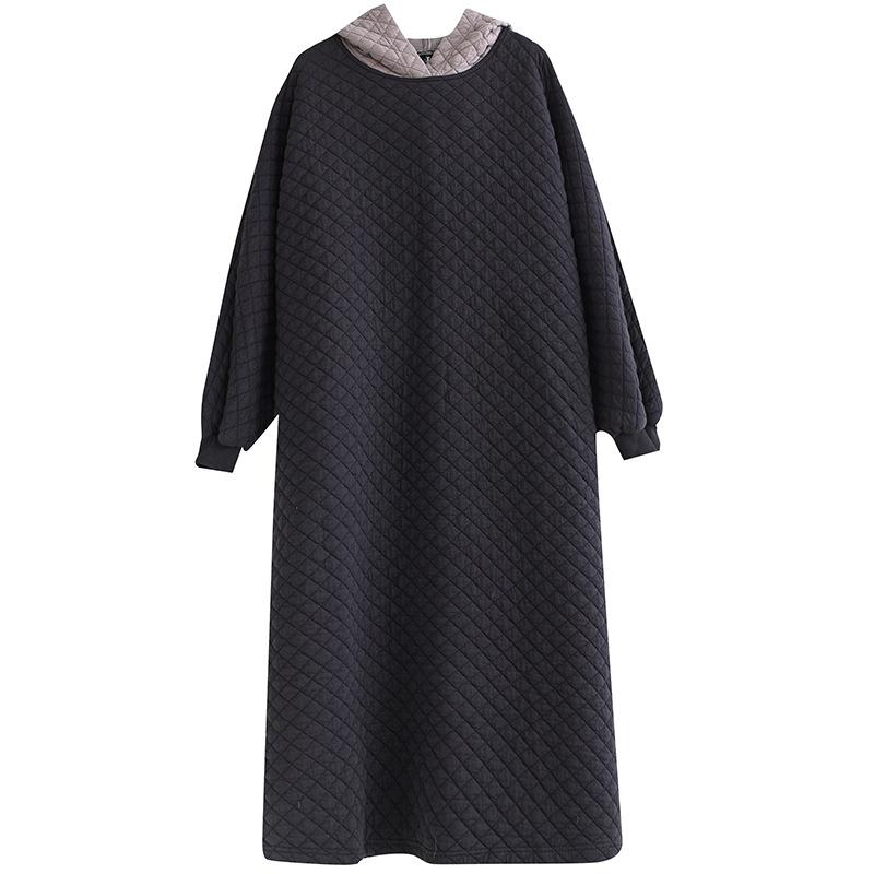 Autumn Dress Winter And Womens Plus Size Loose Comfortable Casual Midlength Dresses